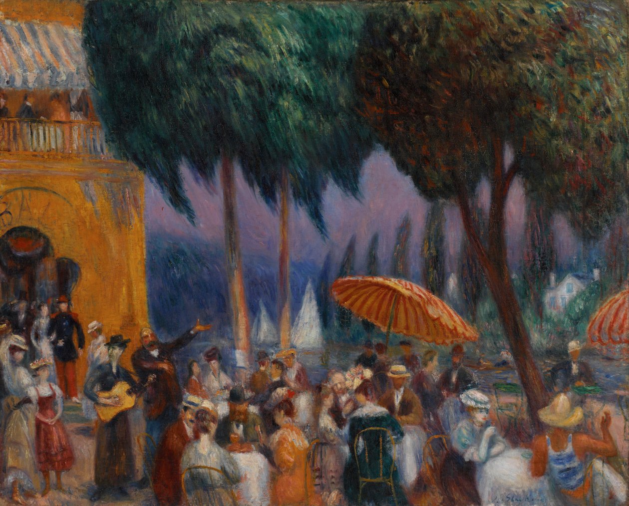 Söndag på Marne av William James Glackens