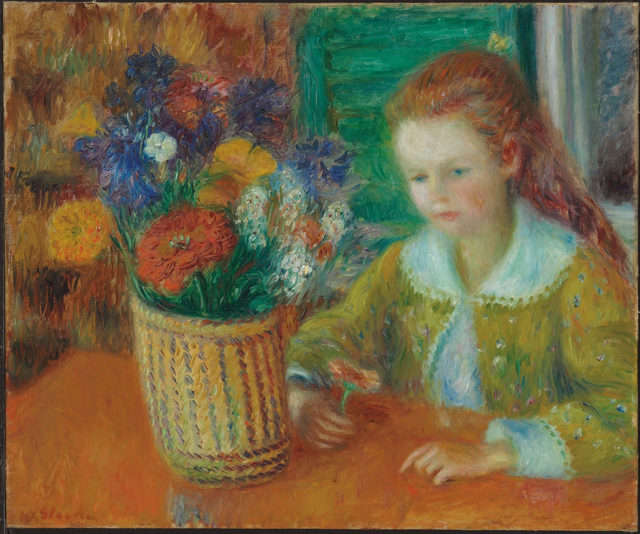 The Breakfast Porch, ca 1920 (olja på duk) av William James Glackens
