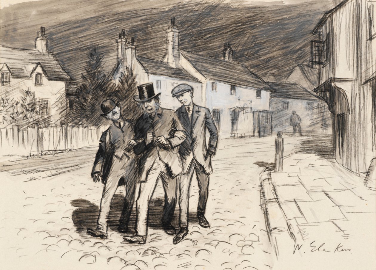 Sen åkte vi alla hem av William James Glackens