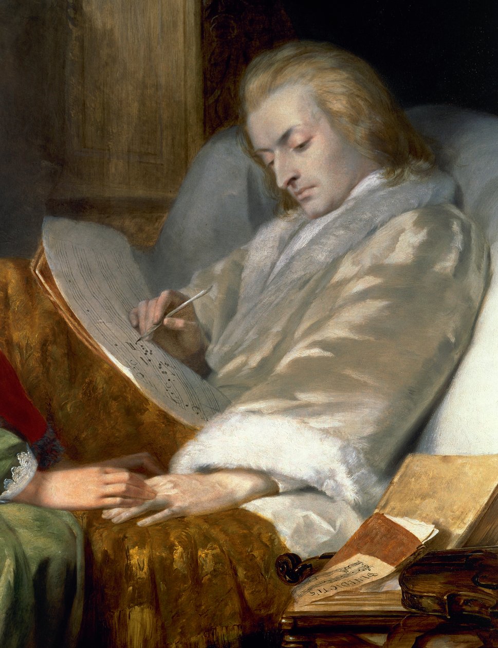 Wolfgang Amadeus Mozart (1756-1791) av William James Grant