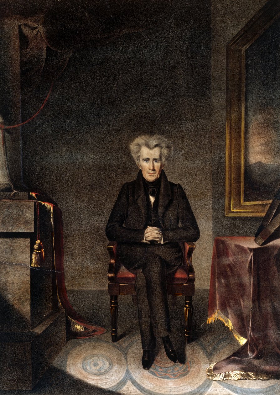 Andrew Jackson, publicerad omkring 1835 av William James Hubard
