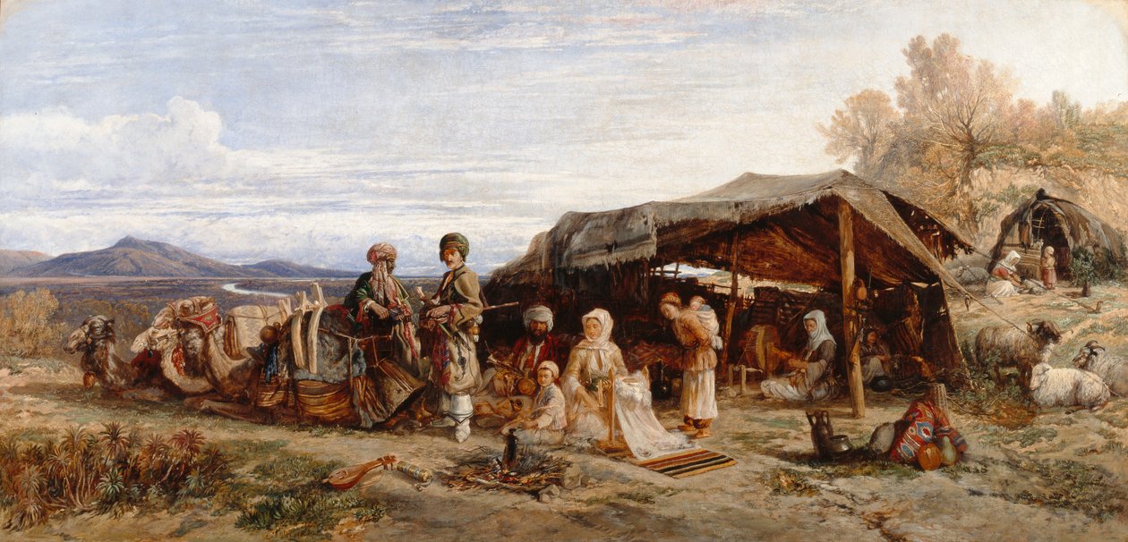 An Encampment in the Desert, ca 1844-45 (olja på duk) av William James Muller