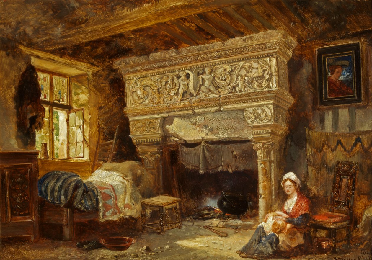 Fransk interiör av William James Muller