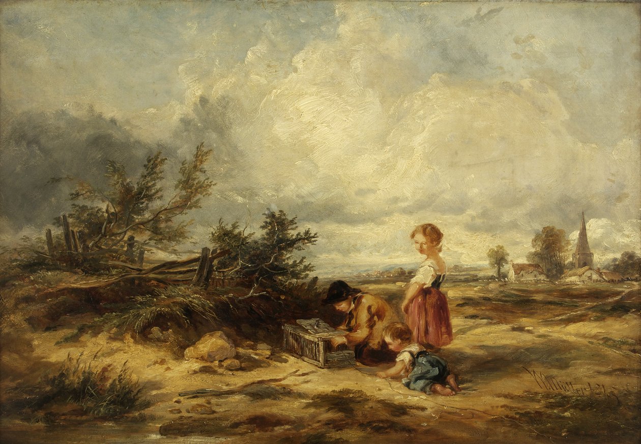 Hampstead Heath, fågelfällan av William James Muller