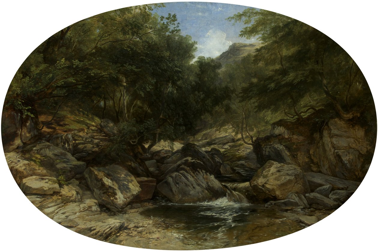 Rocky Stream i Lynmouth av William James Muller
