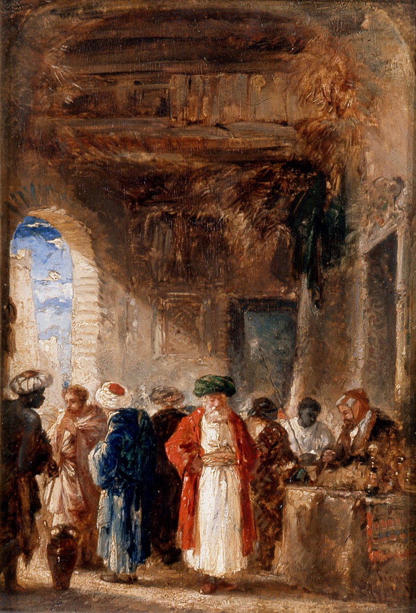 Opiumförsäljaren (olja på pannå) av William James Muller