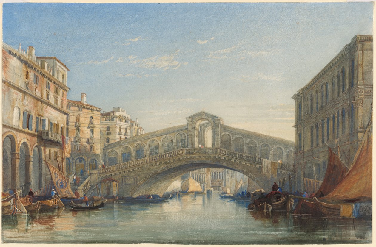 Rialtobron, Venedig av William James Muller