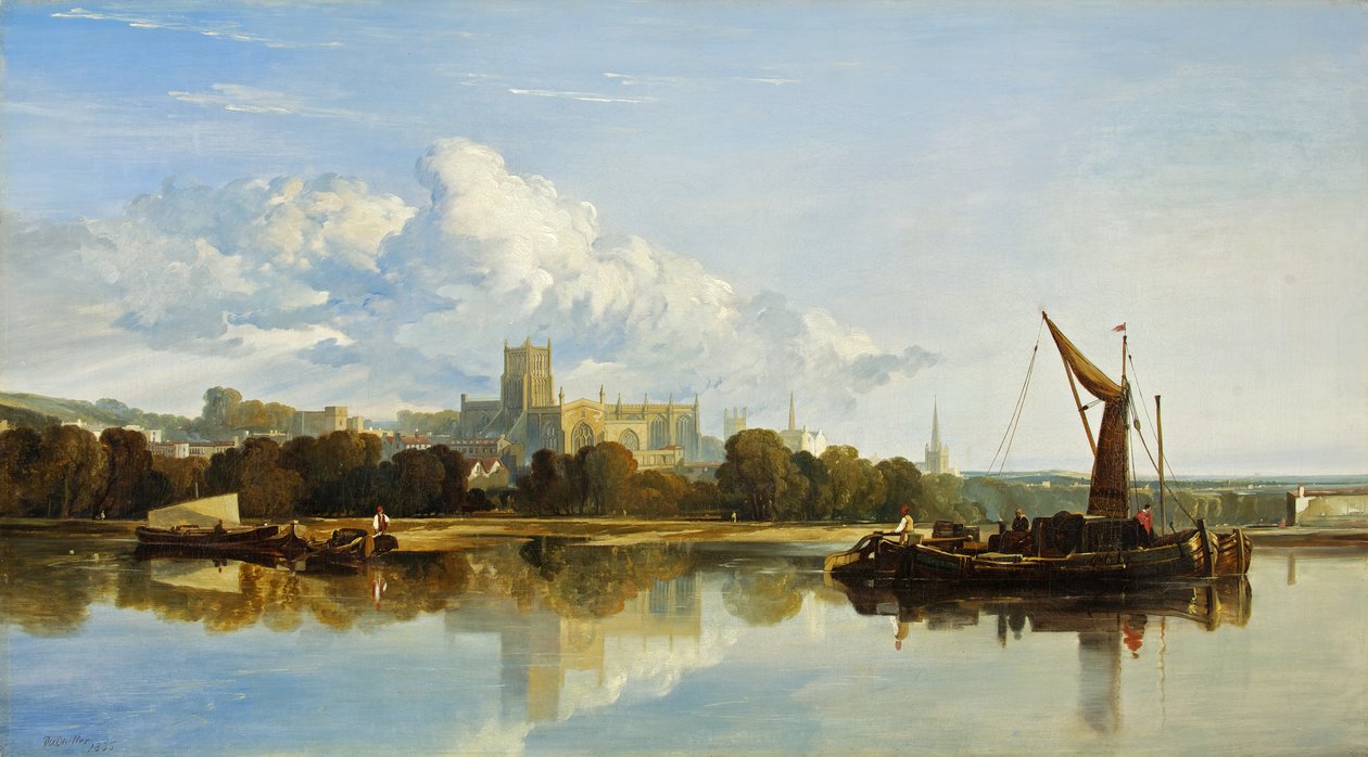Utsikt över Bristol Cathedral av William James Muller