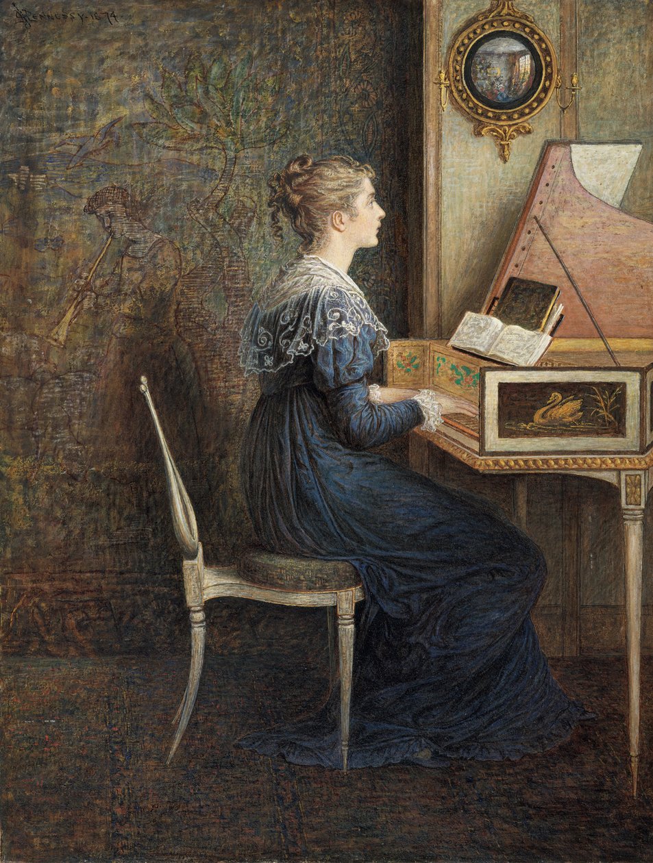 En gammal sång, 1874. av William John Hennessy