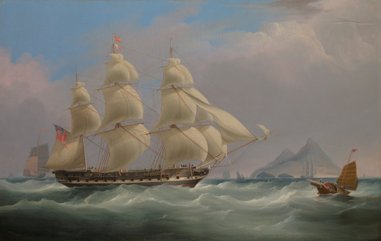 Ostindiefararen "Asia av William John Huggins