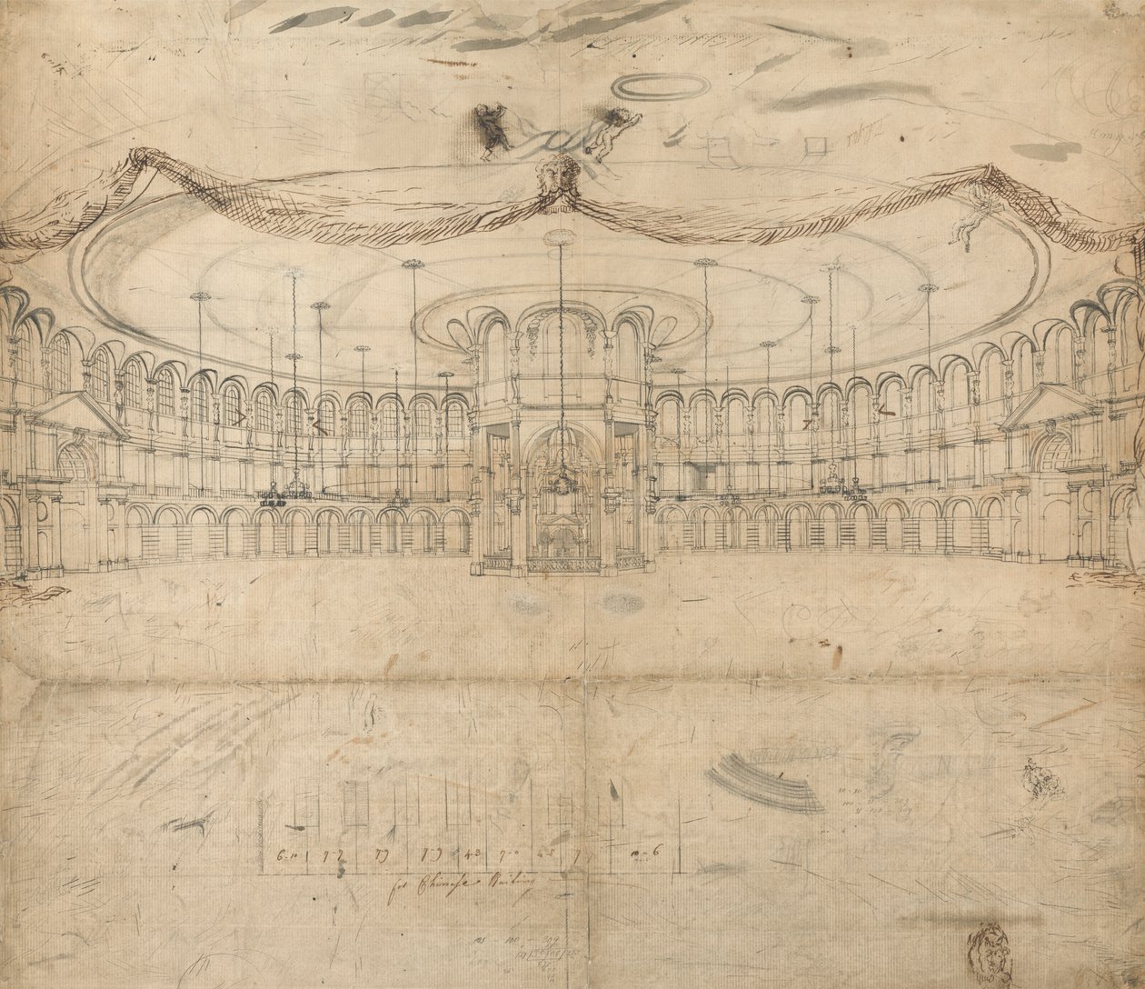 Design för Rotundan, Ranelagh Gardens av William John Newton