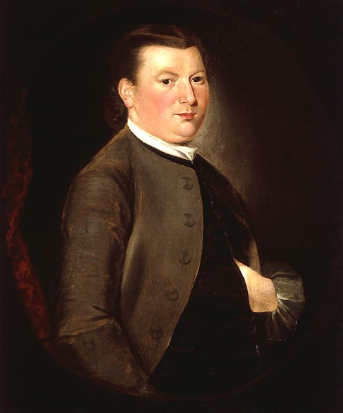 Porträtt av David Gardiner Jr, ca 1762-63 (olja på duk) av William Johnston