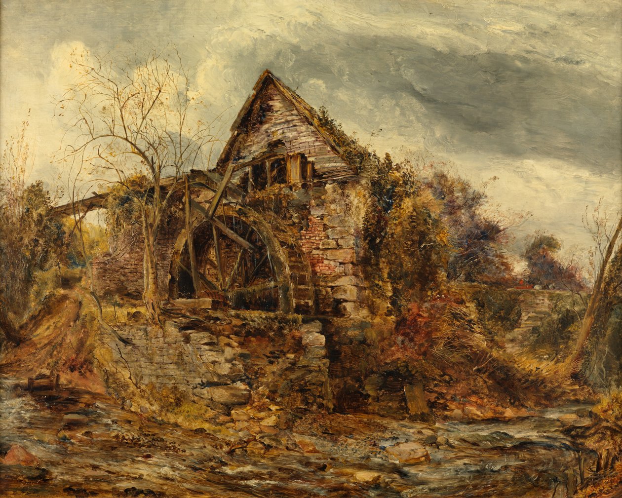The Old Mill (olja på duk) av William Joseph J.C. Bond
