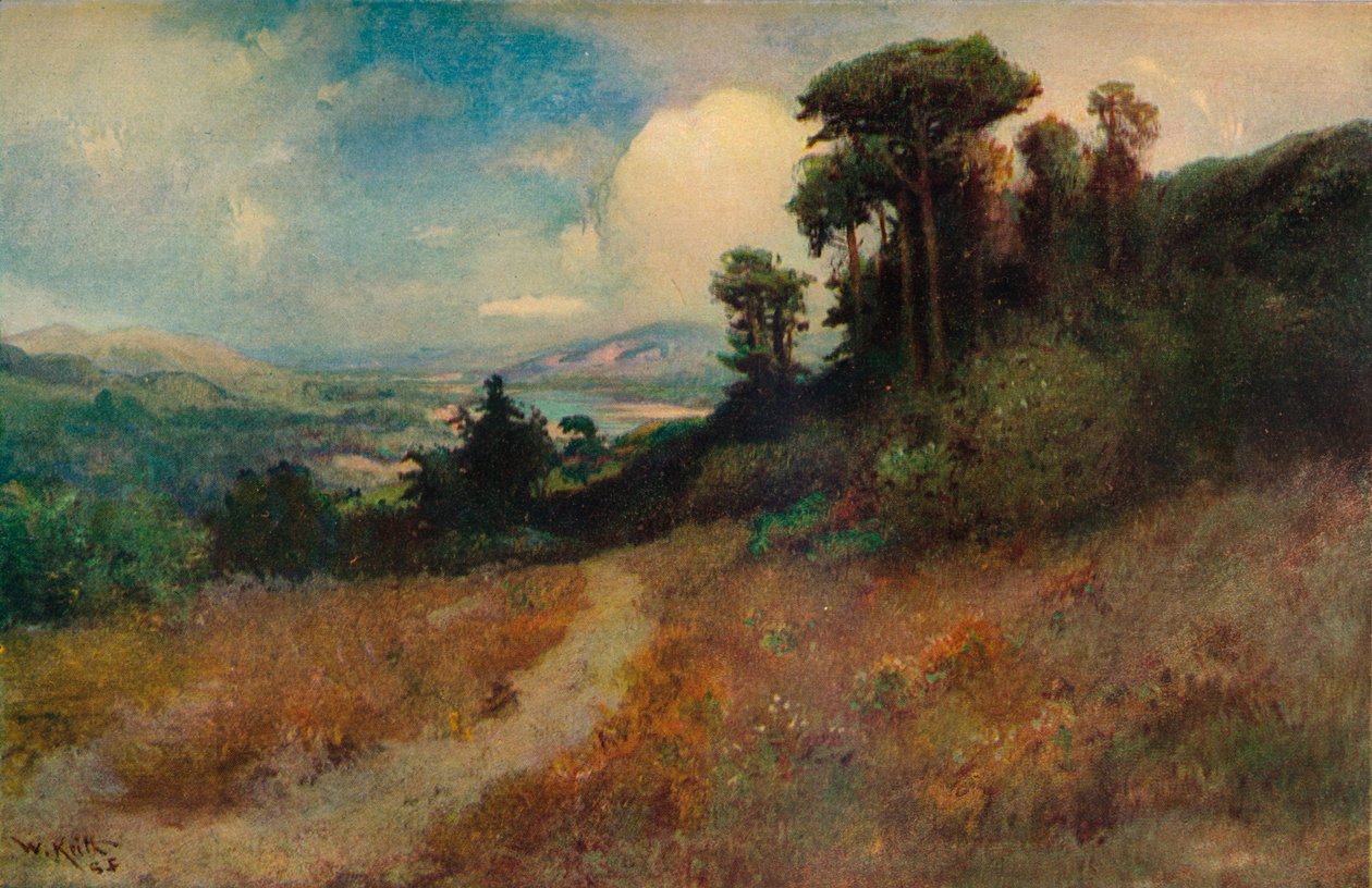 Nära mynningen av Russian River, Sonoma County, Kalifornien, c1878 av William Keith