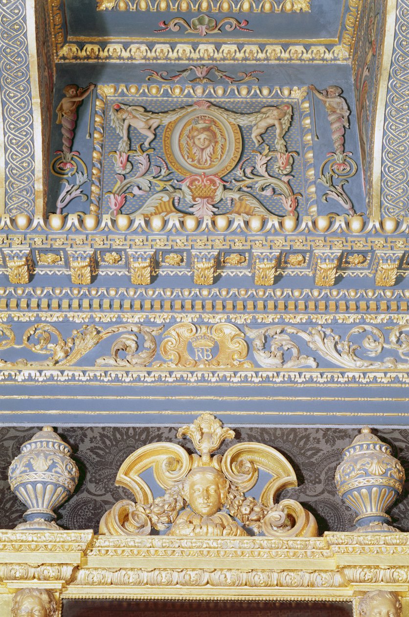Detalj av taket i Blue Velvet Room-fotot av William Kent