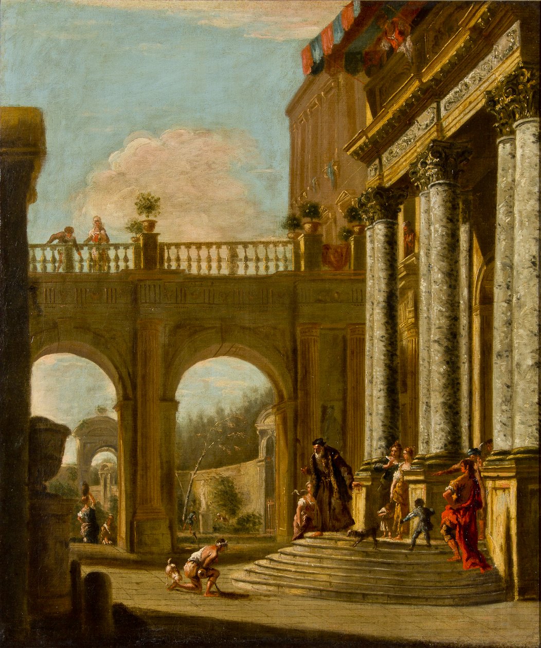 The Return of the Prodigal Son, c.1712-16 (olja på duk) av William Kent