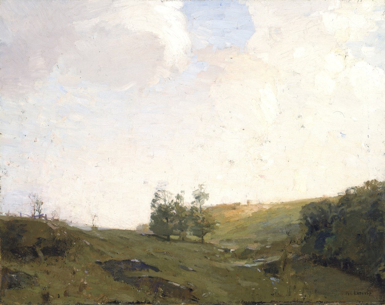 De tre träden, sent 1800-tidigt 1900-tal. av William Langson Lathrop