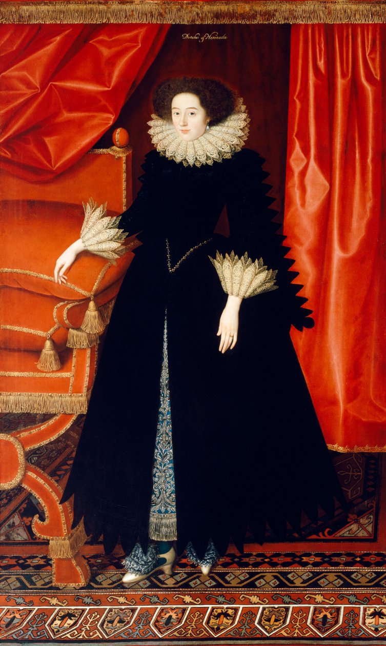 Elizabeth Bassett c.1615 (olja på duk) av William Larkin