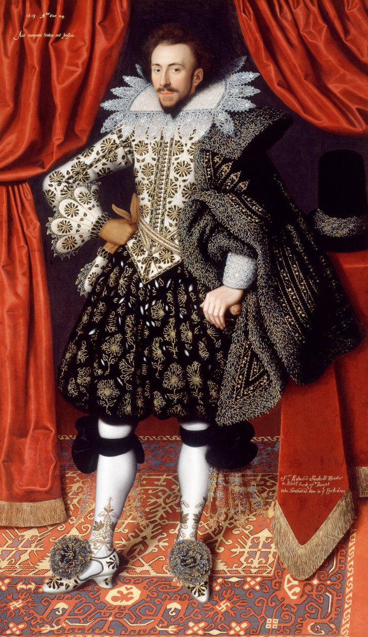 Richard Sackville ca 1613 (olja på duk) av William Larkin