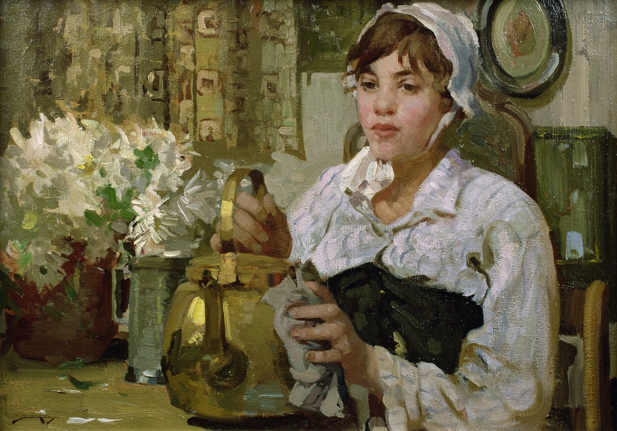 Fredag morgon (olja på duk) av William Lee Hankey