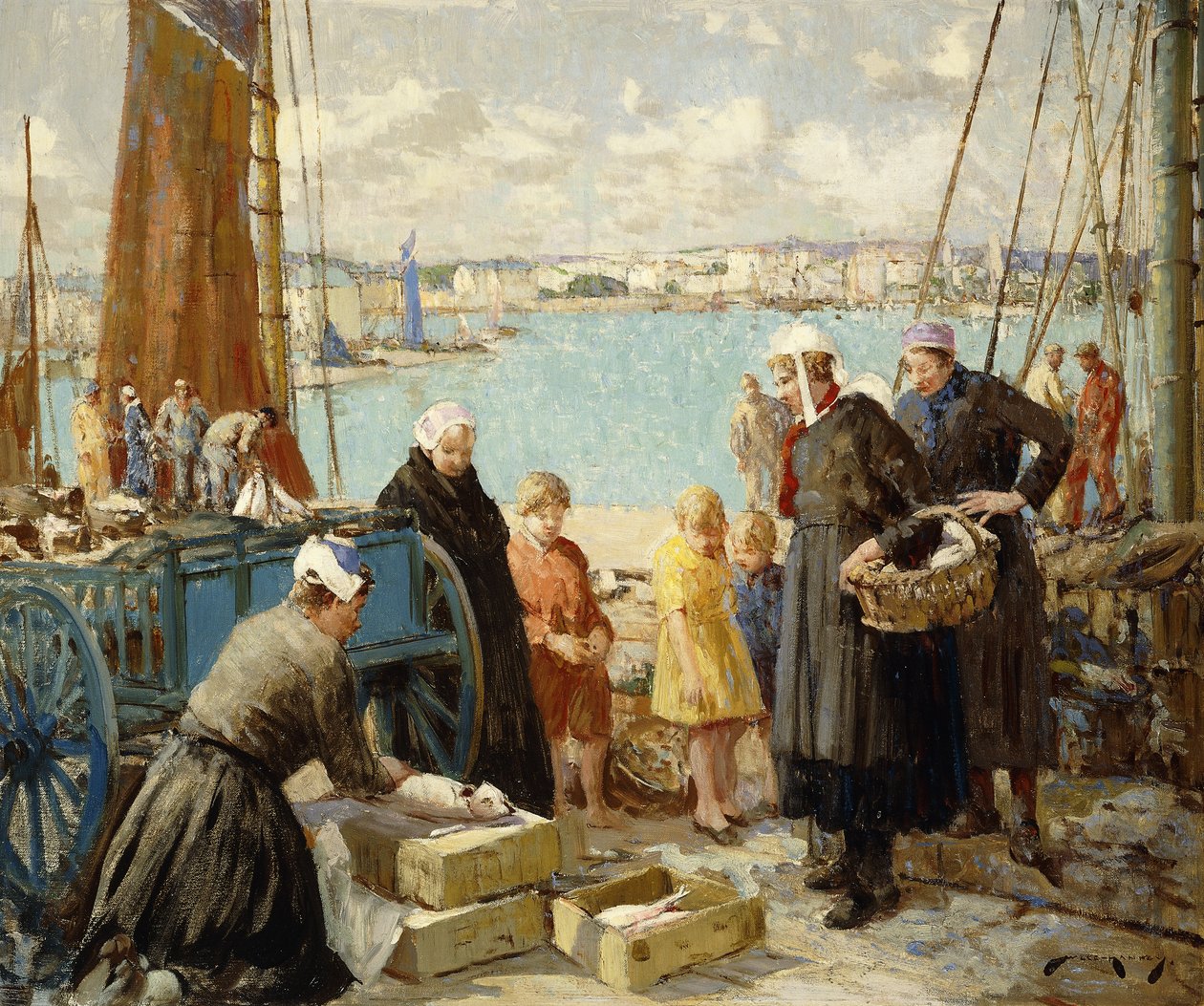 Marknadsföring av Tunny, Concarneau av William Lee Hankey