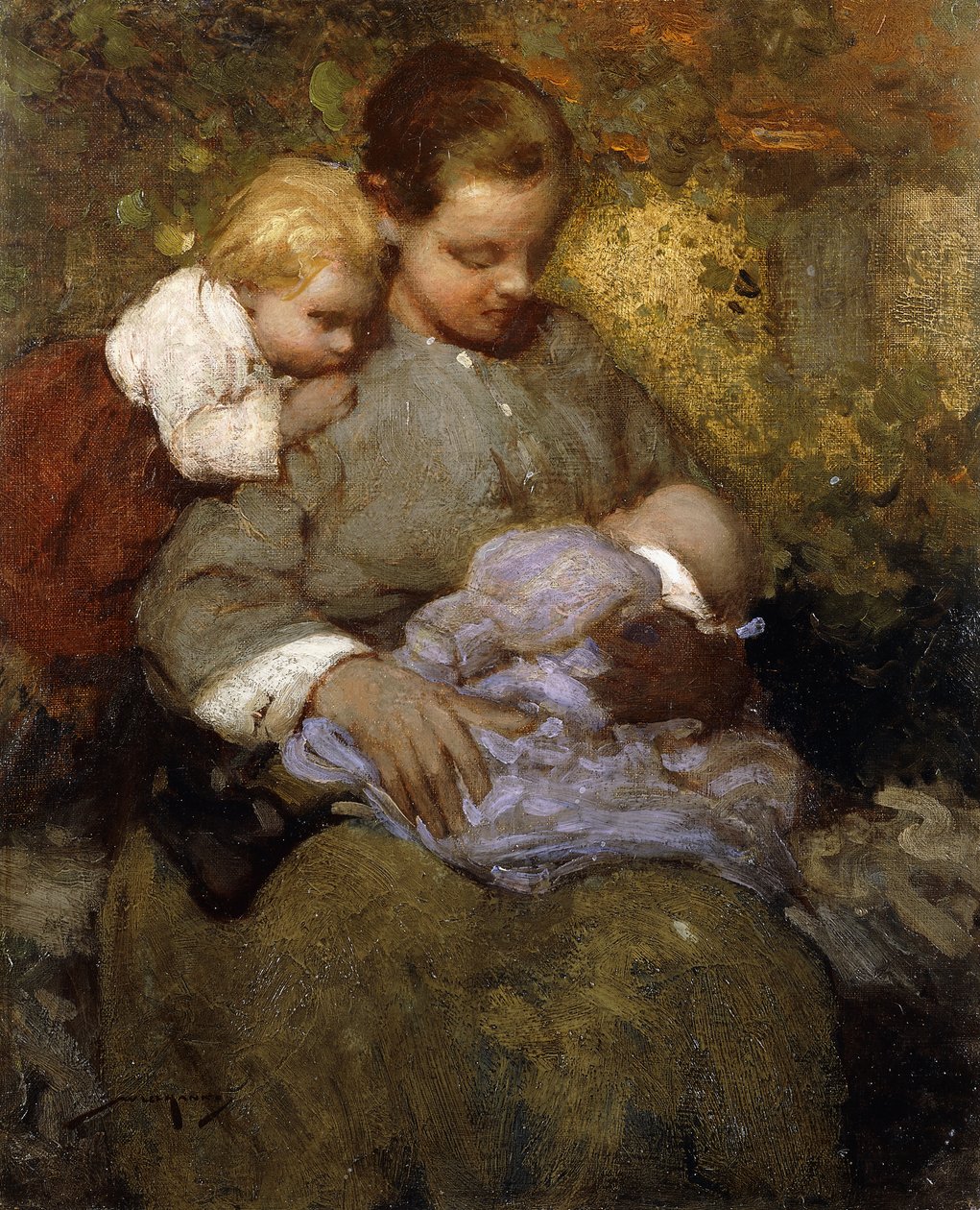 Mamma och barn av William Lee Hankey