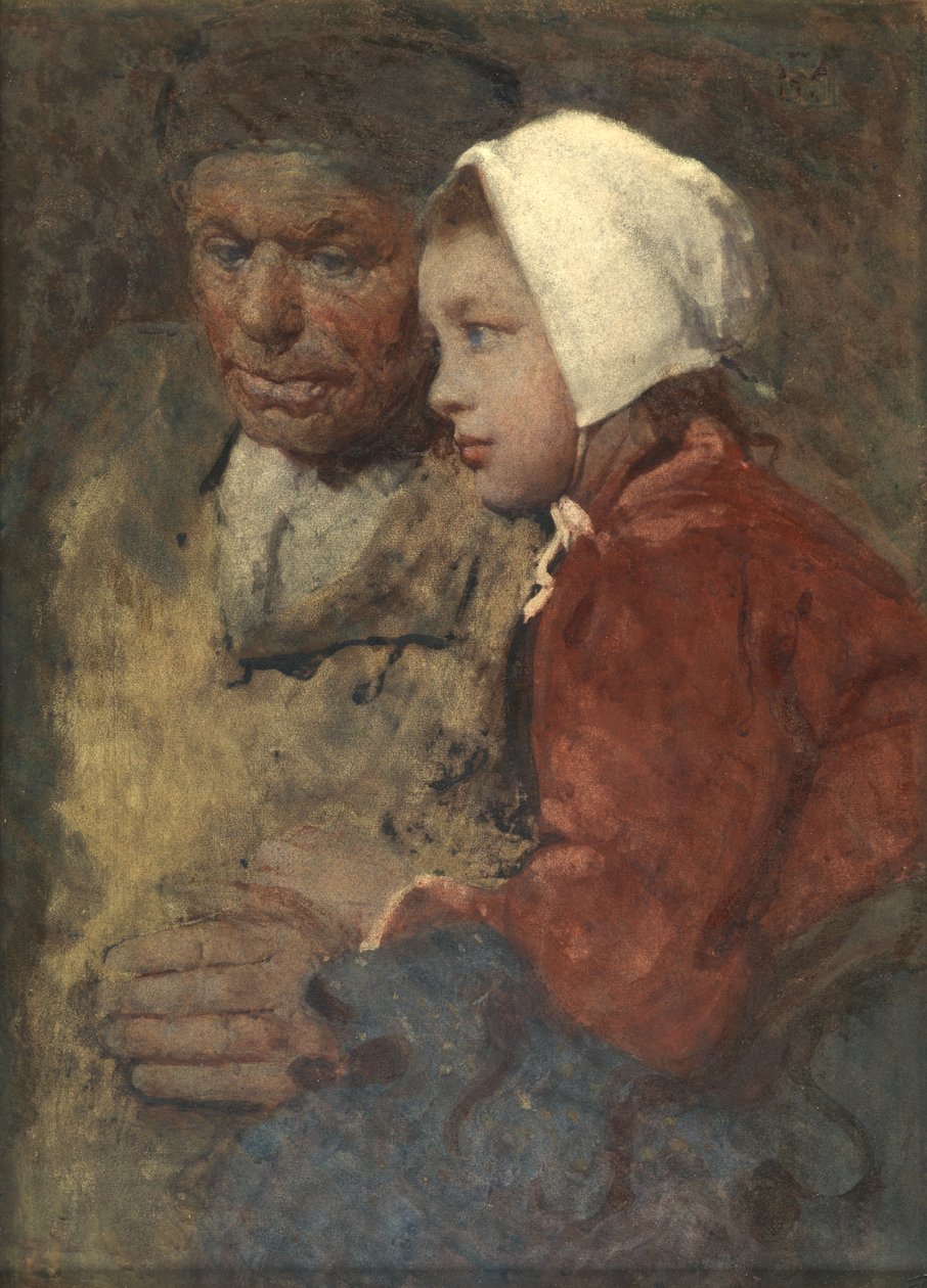 Ömsesidigt stöd (akvarell med gummi arabicum) av William Lee Hankey