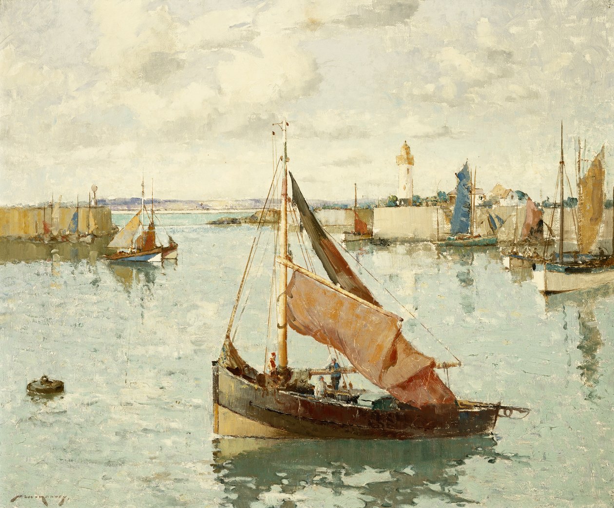 Nära mynningen av Seine av William Lee Hankey