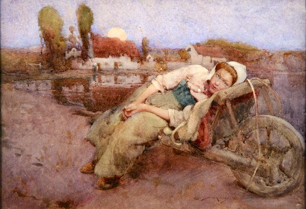 Vila (akvarell på papper) av William Lee Hankey