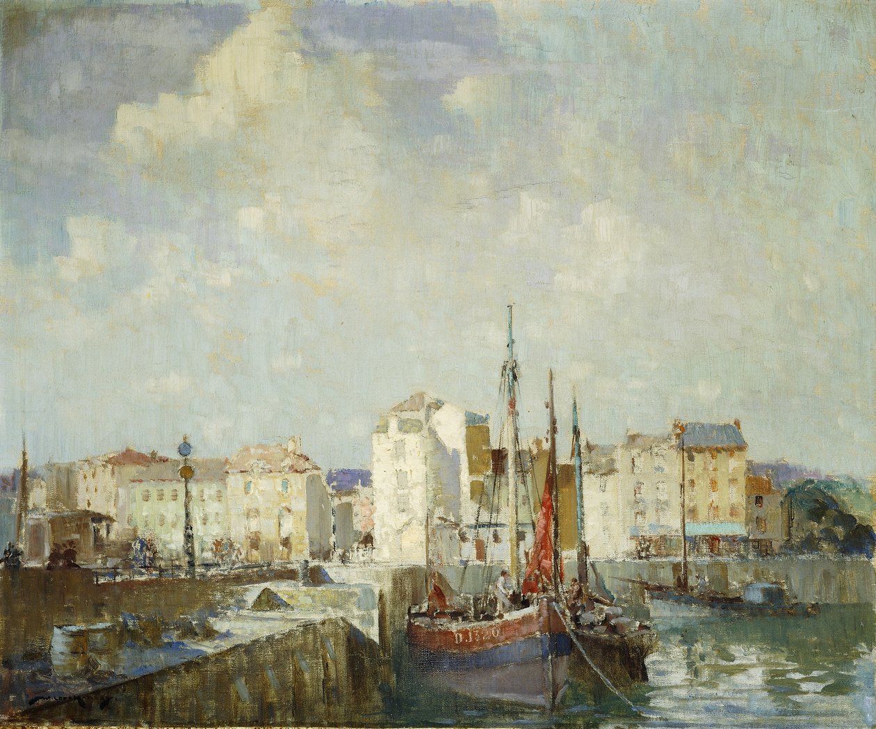 Inre hamnen, Dieppe av William Lee Hankey