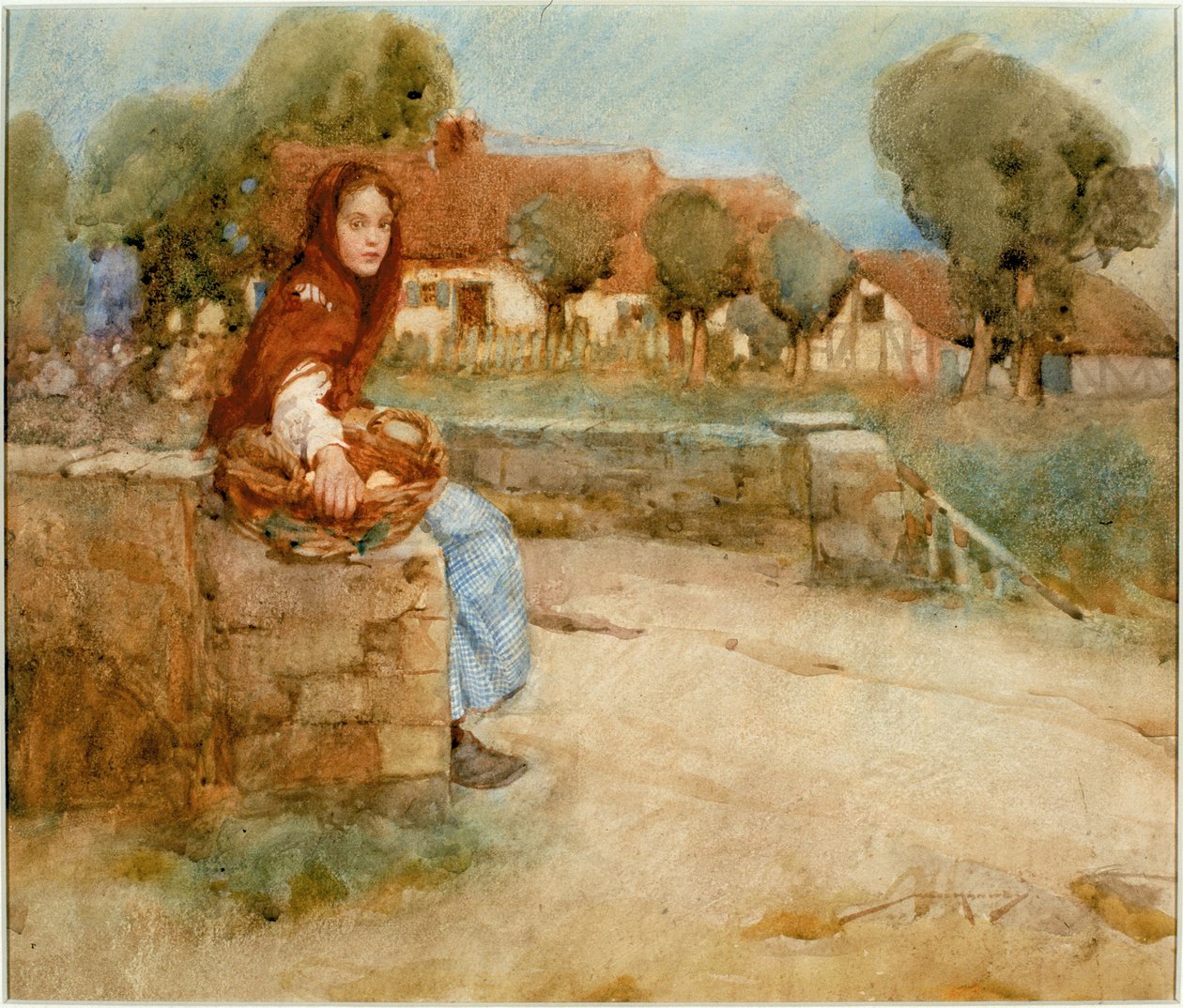 The Time was Young (penna och akvarell ombord) av William Lee Hankey