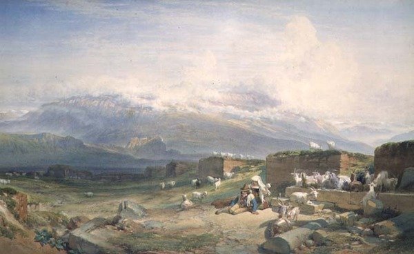 Den romerska Campagna av William Leighton Leitch