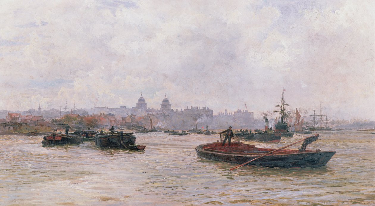 Greenwich sjukhus av William Lionel Wyllie