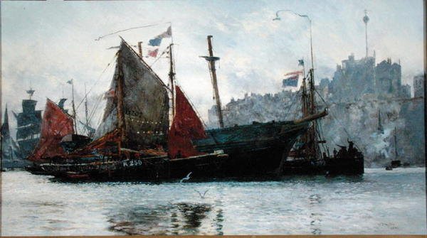 Ramsgate hamn av William Lionel Wyllie