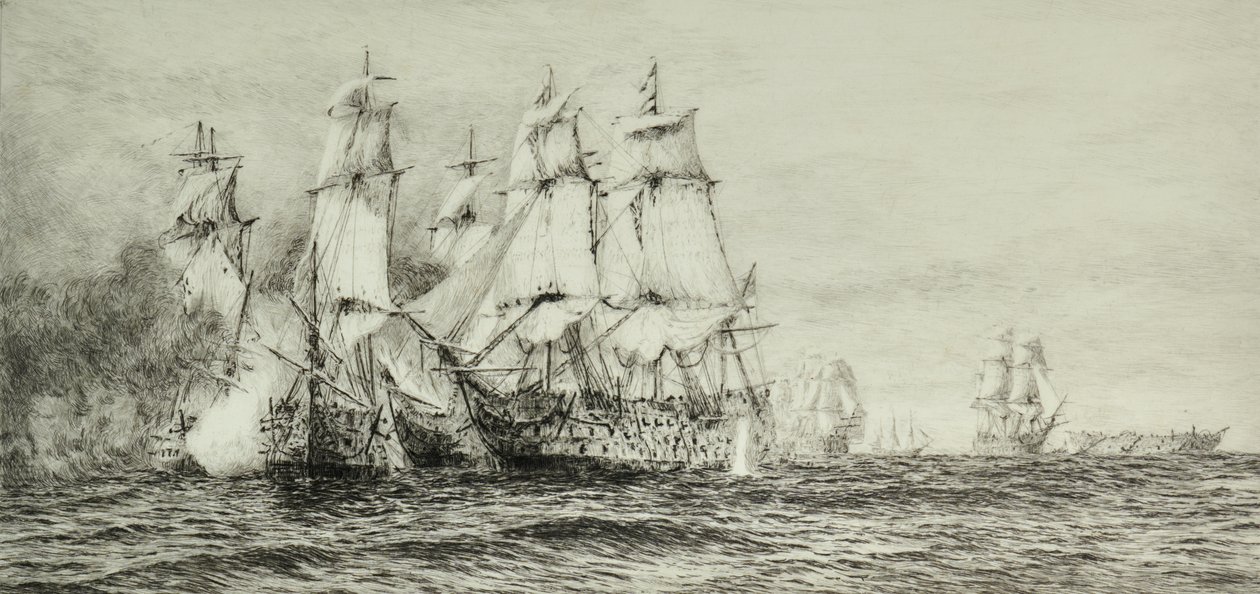 Havslandskap av William Lionel Wyllie