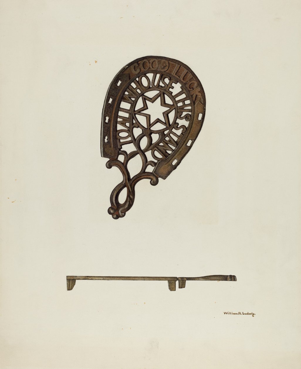 Underlägg, c. 1939. av William Ludwig