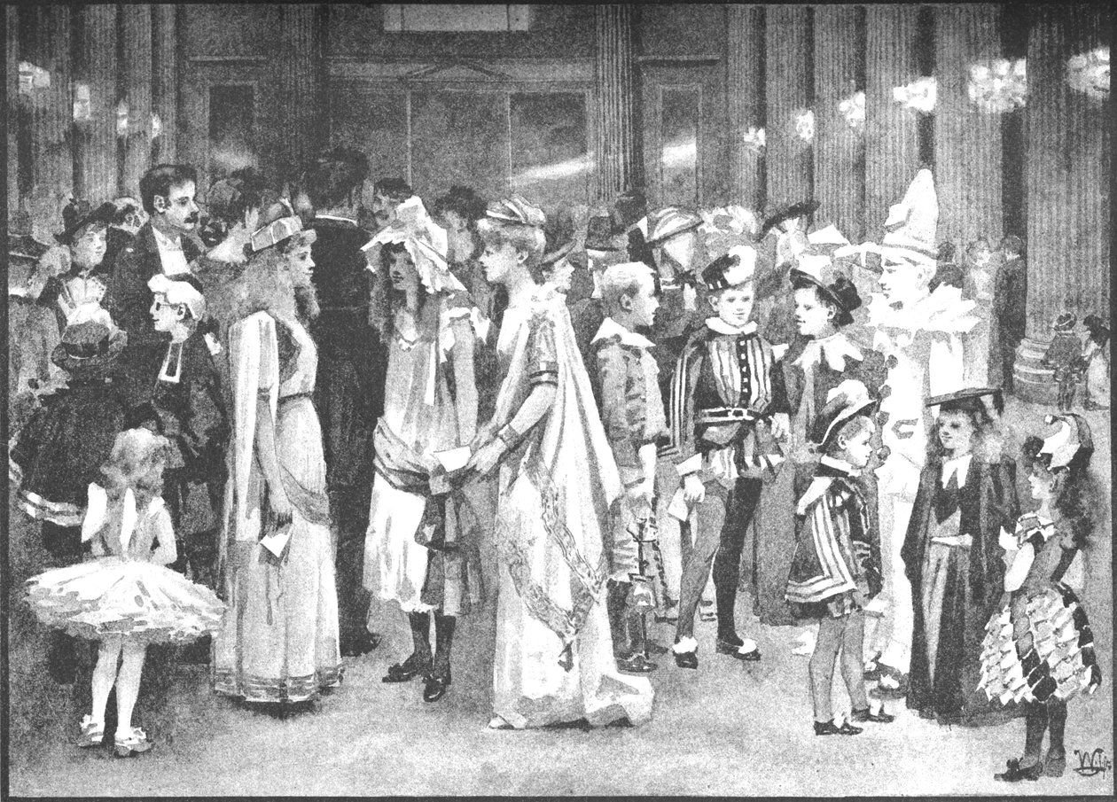 Ungdomsbal på Mansion House - Between the Dances, 1891 av William Luker
