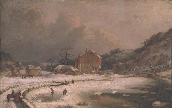 Vinterlandskap av William Malbon