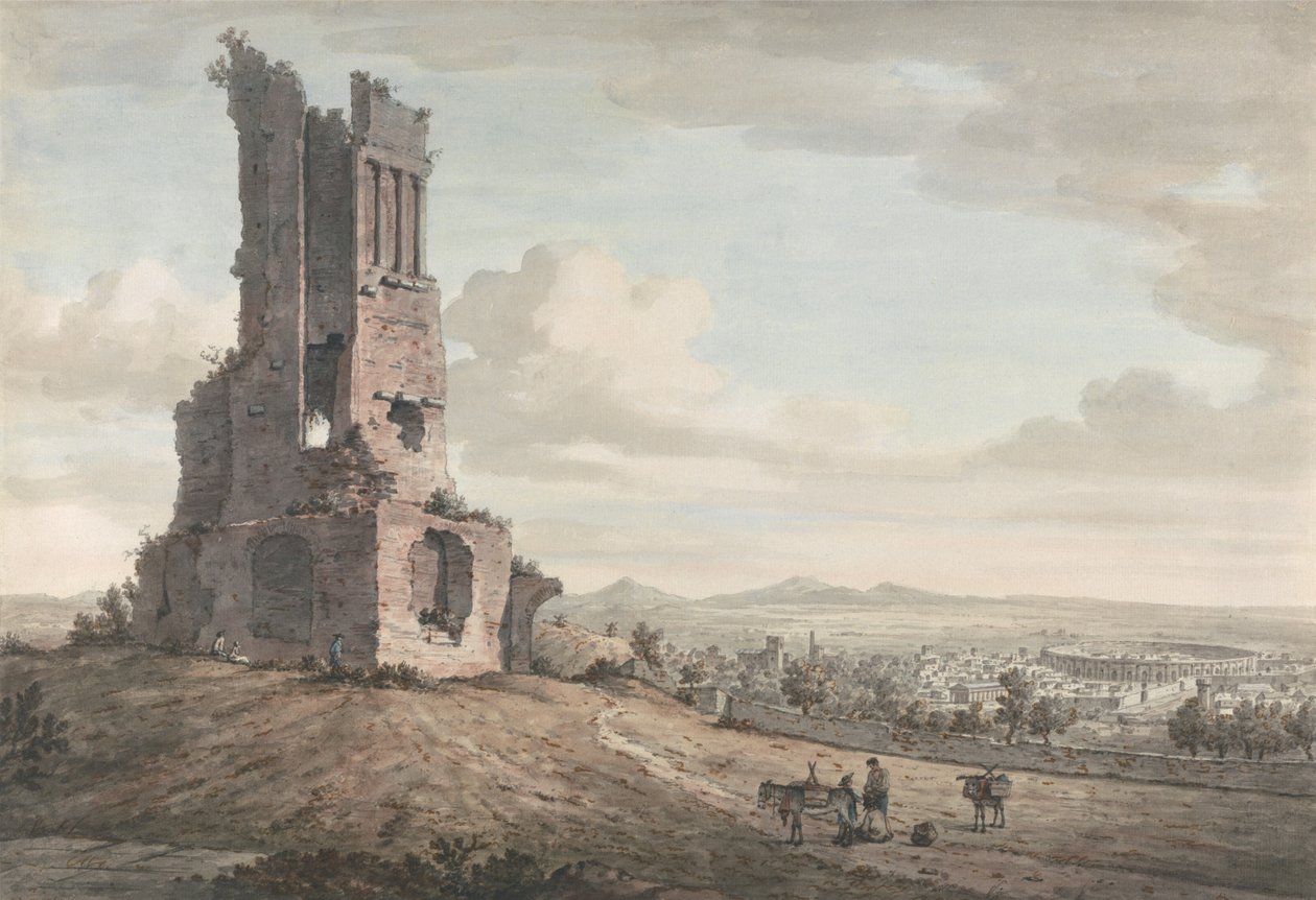 Nîmes från Tour Magne av William Marlow