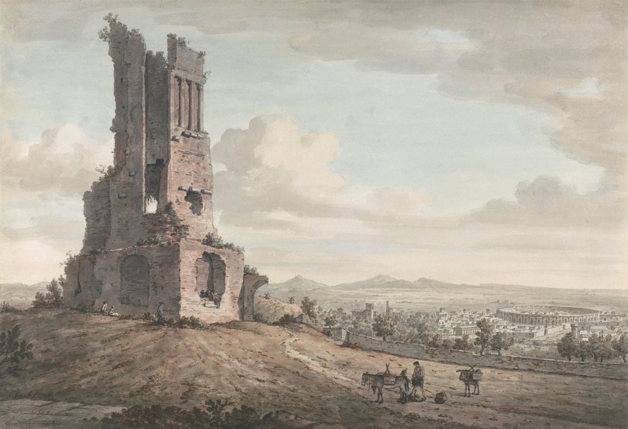 Nîmes från Tour Magne av William Marlow