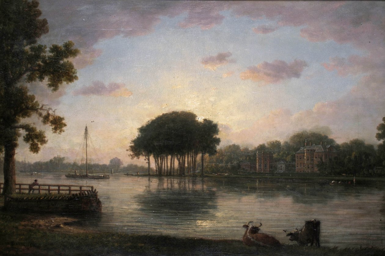 Orleans House, Twickenham, Middlesex, ca 1800 av William Marlow