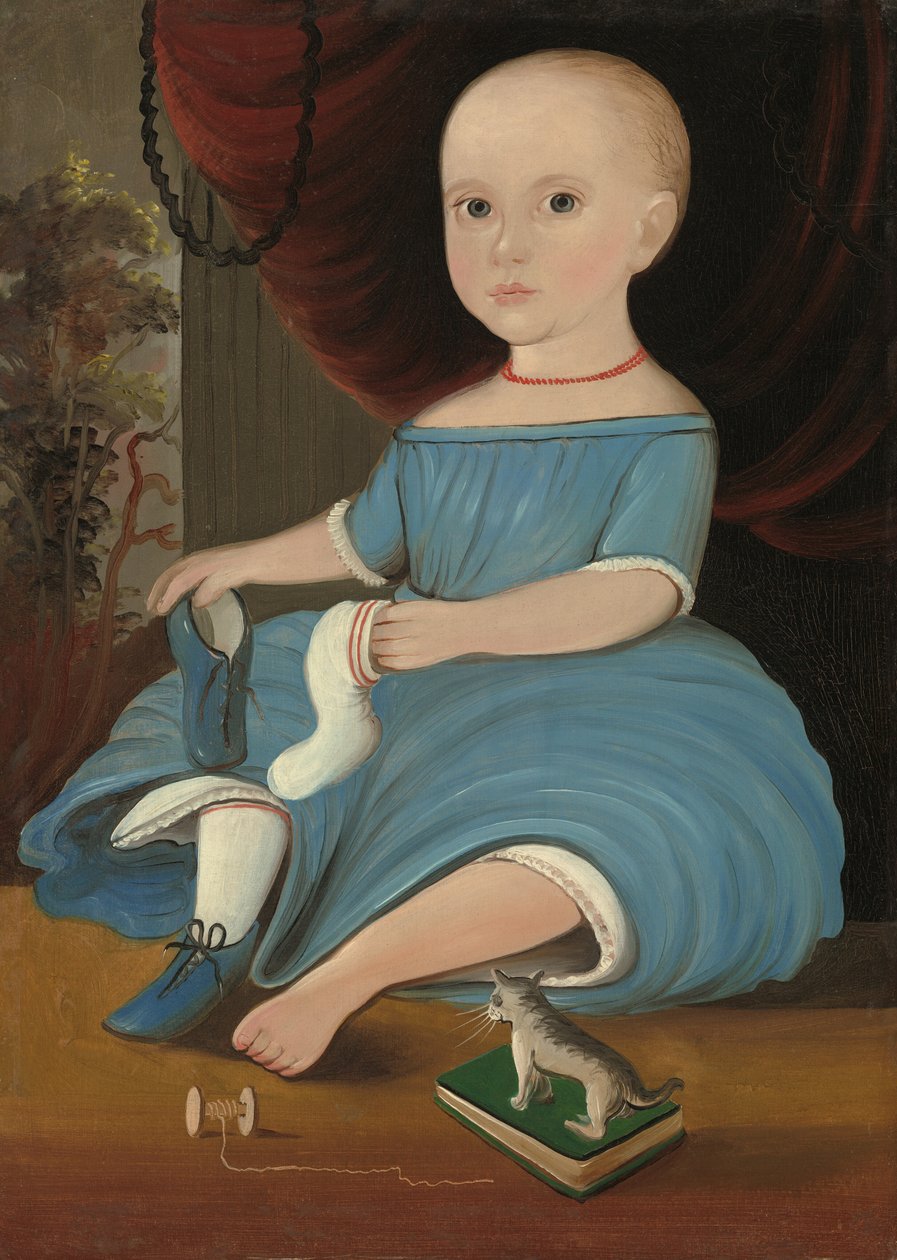 Baby in Blue, ca. 1845. av William Matthew Prior