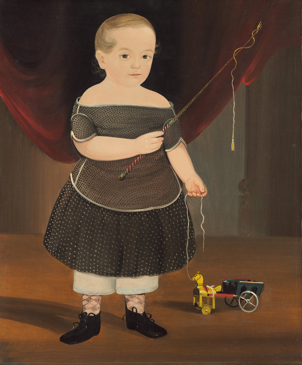 Pojke med leksakshäst och vagn, ca. 1845. av William Matthew Prior