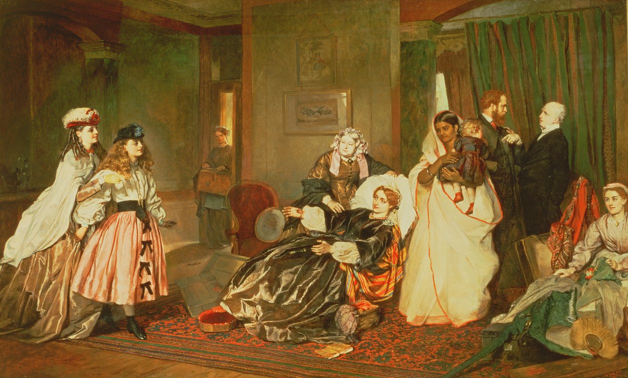 Hemåtkomsten, 1866 av William Maw Egley