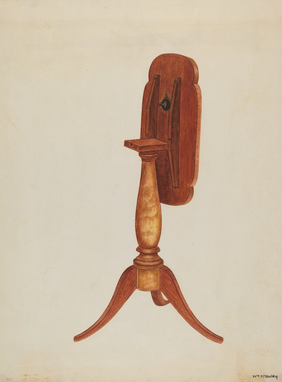 Tipp-bord eller Cant-table, 1937. av William McAuley