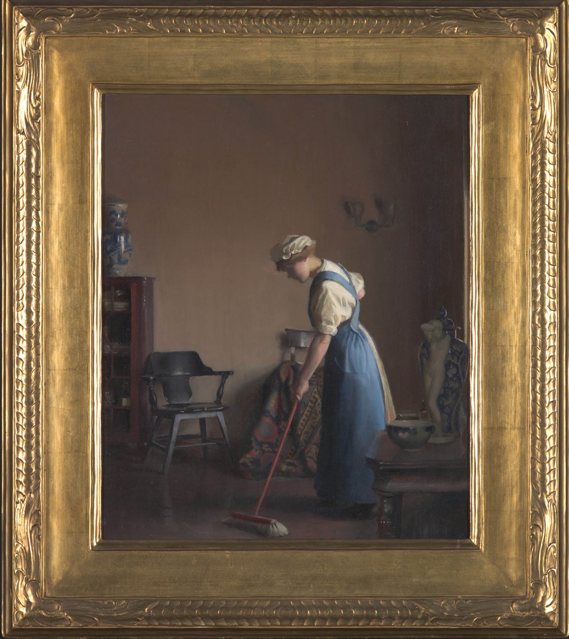 Girl Sweeping, c.1912 av William McGregor Paxton