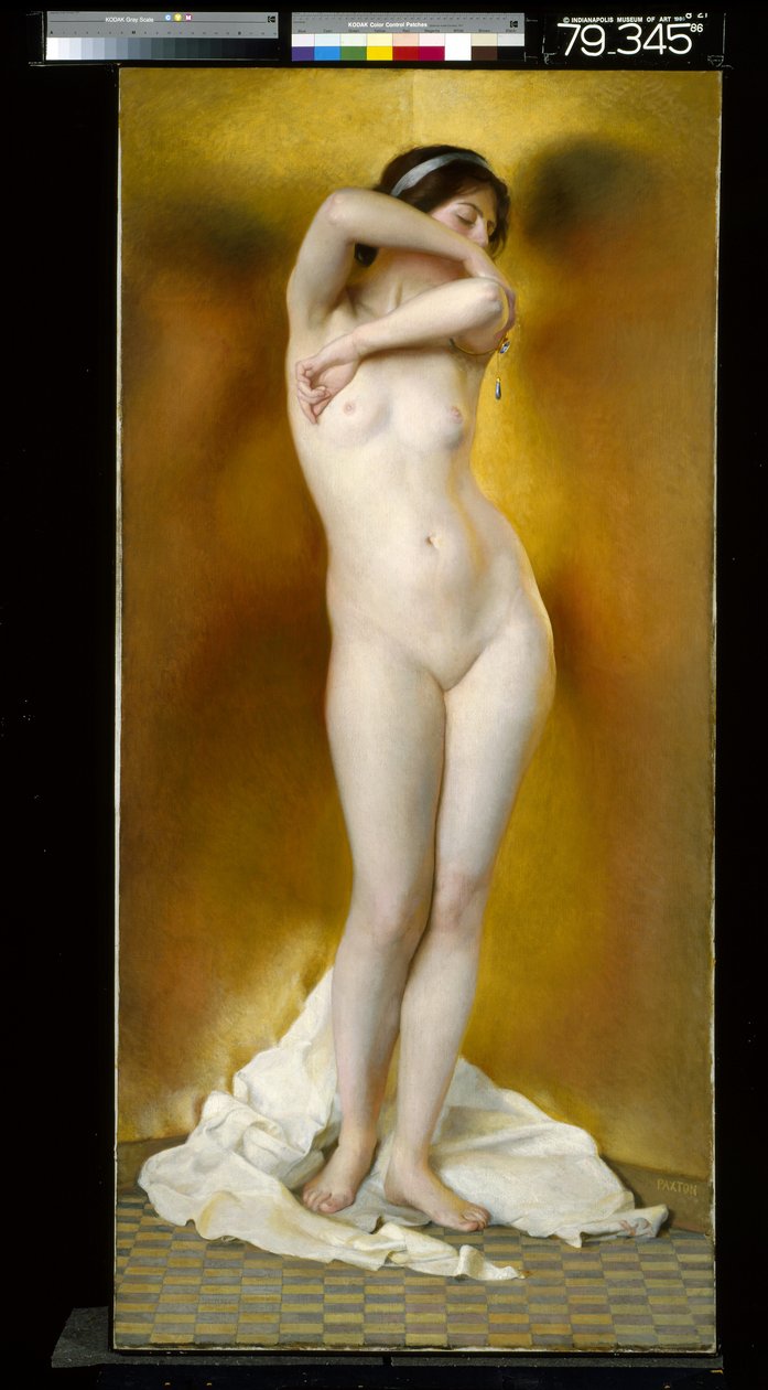 Glow Of Gold, Gleam Of Pearl (olja på duk) av William McGregor Paxton