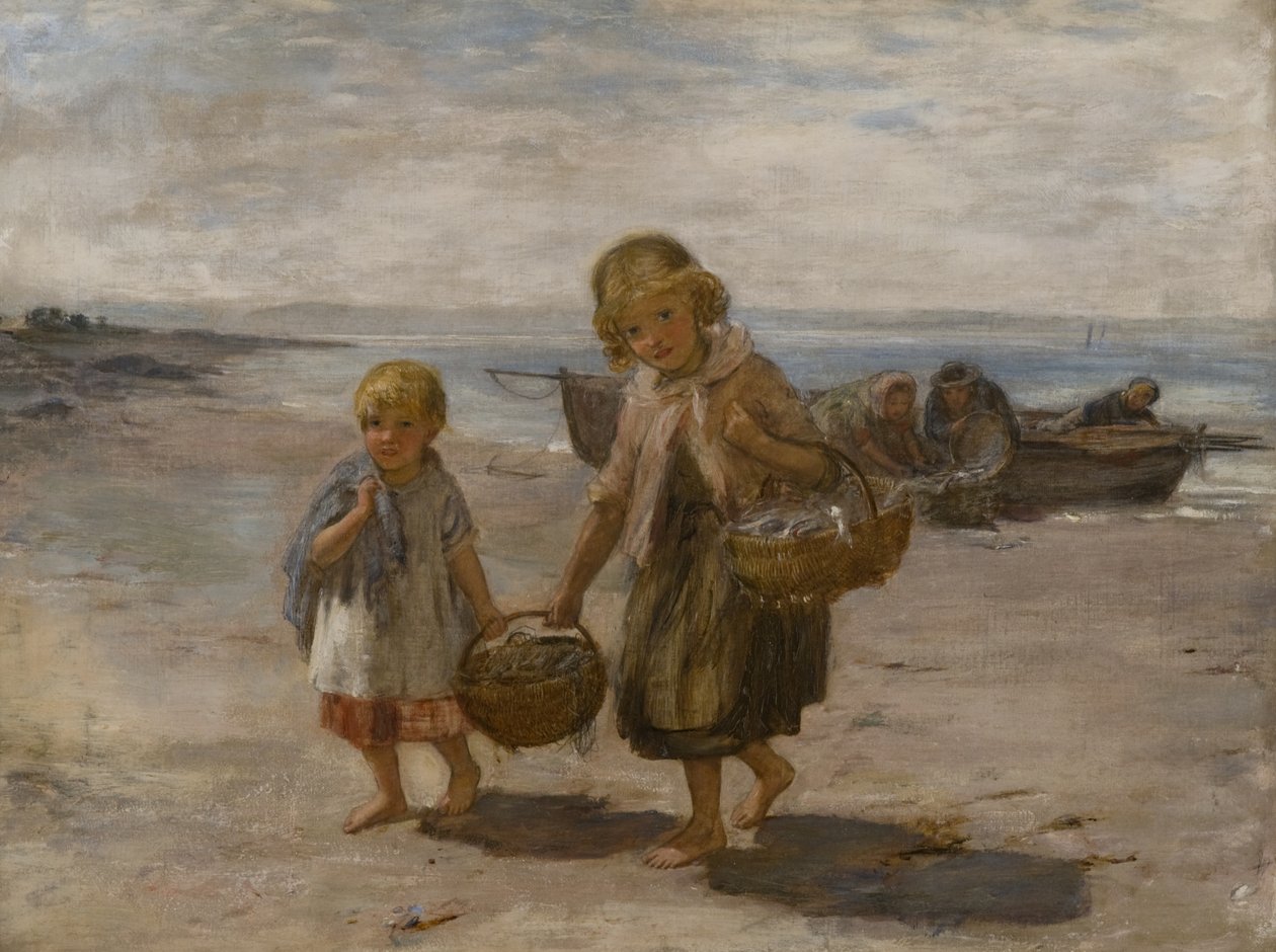Fisk från båten av William McTaggart
