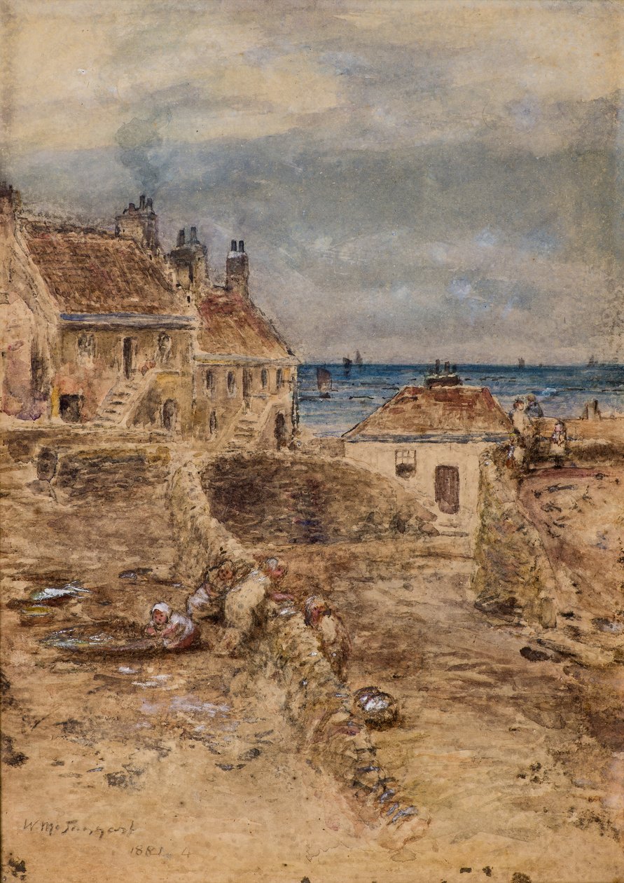 Röda tak av William McTaggart