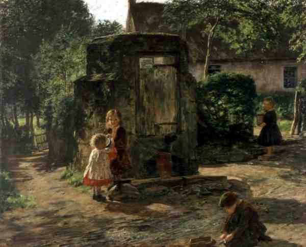 The Old Pump Well, ca 1862-63 (olja på duk) av William McTaggart